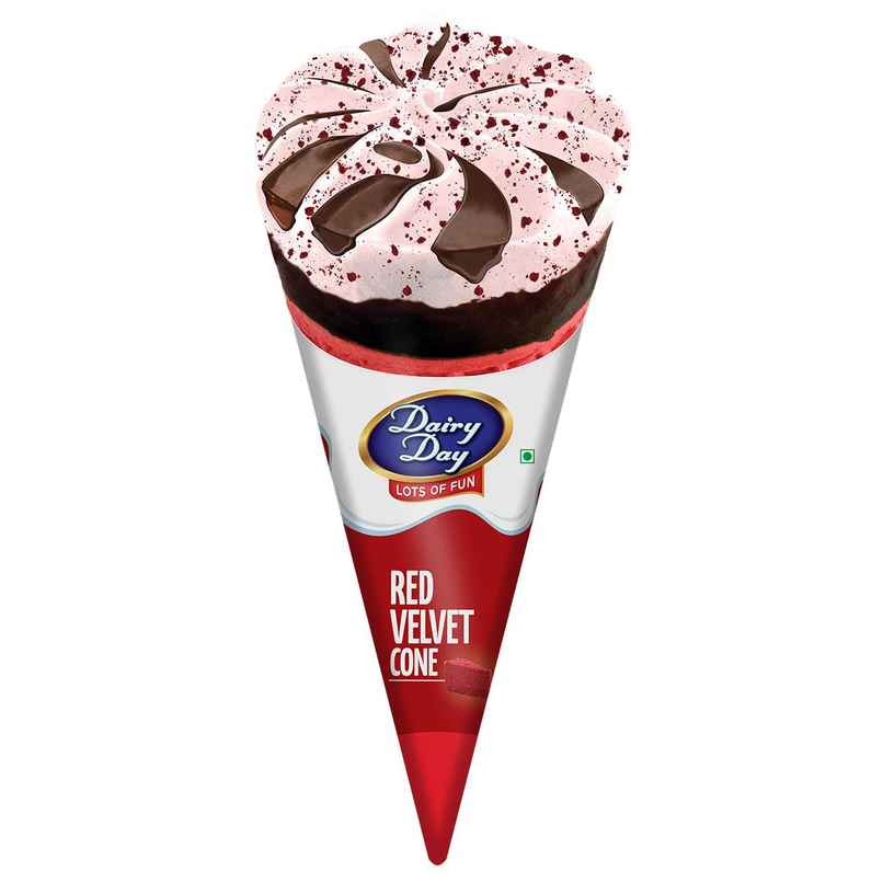 Dairy Day Red Velvet Ice Cream Cone Dairy Day Red Velvet Ice Cream Cone