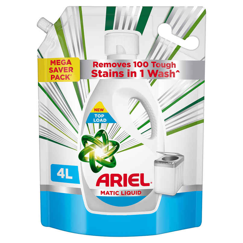 Ariel Stain Removal Top Load Washing Machine Detergent Liquid
