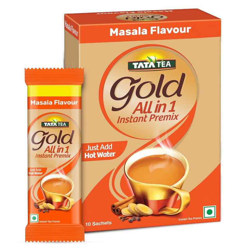 Tata Tea Gold All In 1 Instant Premix Masala Tea Tata Tea Gold All In 1 Instant Premix Masala Tea