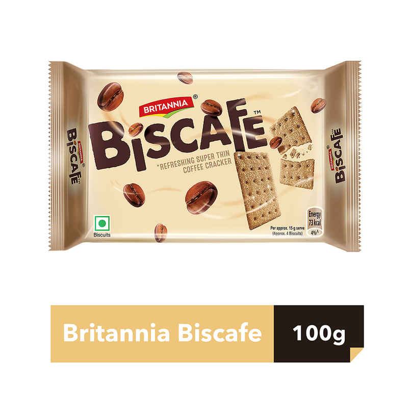 Britannia Biscafe | Refreshing Super Thin Coffee Cracker