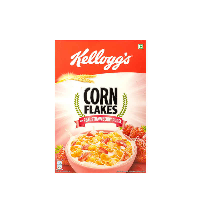 Kellogg's Corn Flakes With Real Strawberry Kellogg's Corn Flakes With Real Strawberry