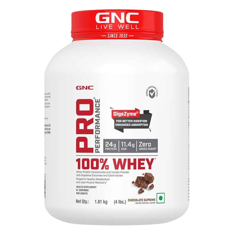 GNC Pro Performance Whey Protein Powder Chocolate Supreme GNC Pro Performance Whey Protein Powder Chocolate Supreme