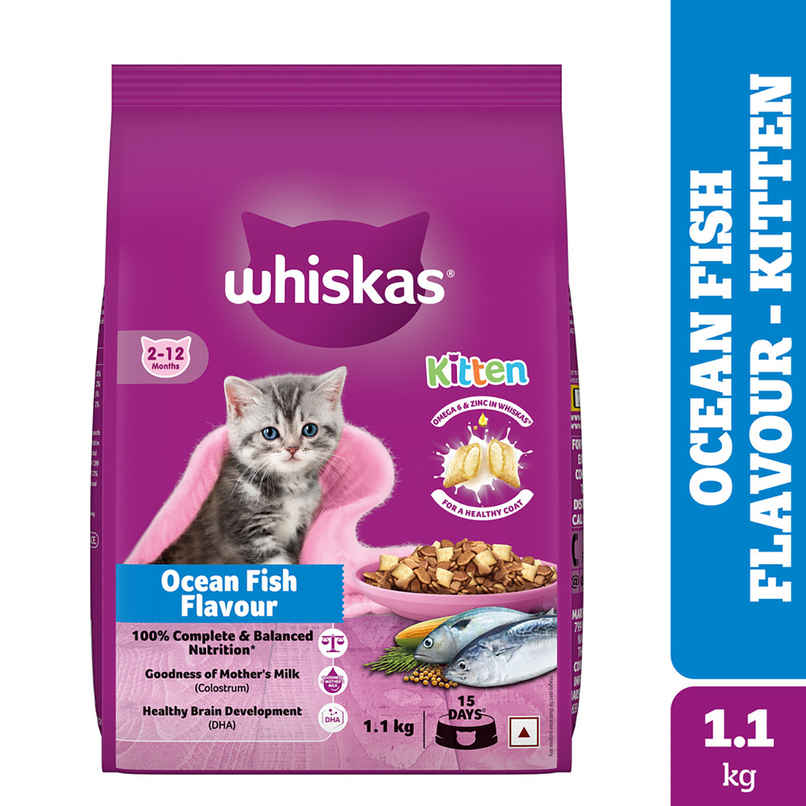 Whiskas Kitten Ocean Fish Flavour Dry Cat Food