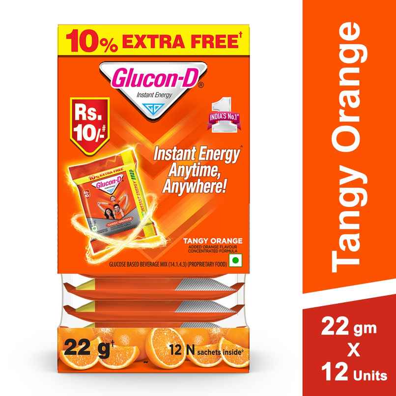 Glucon D Tangy Orange Instant Powder Mix Glucon D Tangy Orange Instant Powder Mix