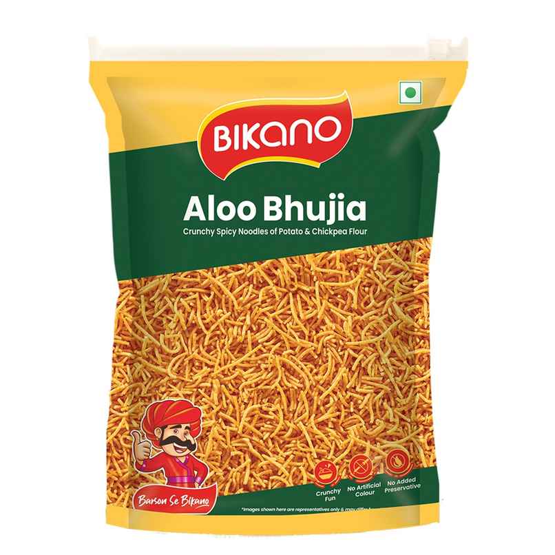 Bikano Aloo Bhujia |Crunchy and Spicy Aloo Bhujia Snack | Perfect Tea-Time Namkeen