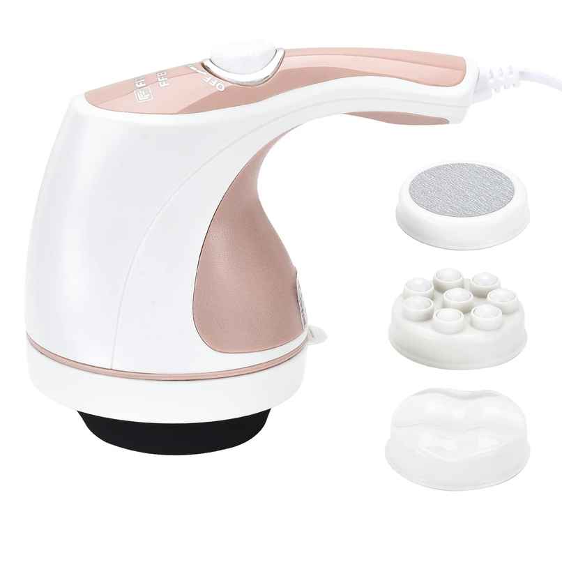 INALSA Fittyfy FFBM 01 Electric Handheld Full Body Massager-4 Heads &Variable Speed White/Pink INALSA Fittyfy FFBM 01 Electric Handheld Full Body Massager-4 Heads &Variable Speed White/Pink