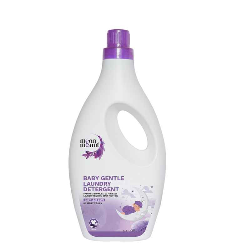 Moon And Mount Baby Laundry Liquid Detergent Washing Liquid For Baby Clothes Leaf Love (Leaf Love) 1 l Moon And Mount Baby Laundry Liquid Detergent Washing Liquid For Baby Clothes Leaf Love (Leaf Love) 1 l