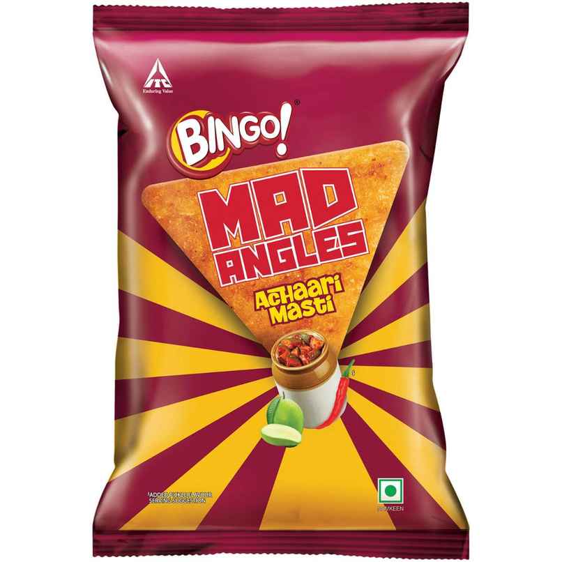 Bingo! Mad Angles Achaari Masti Crisps