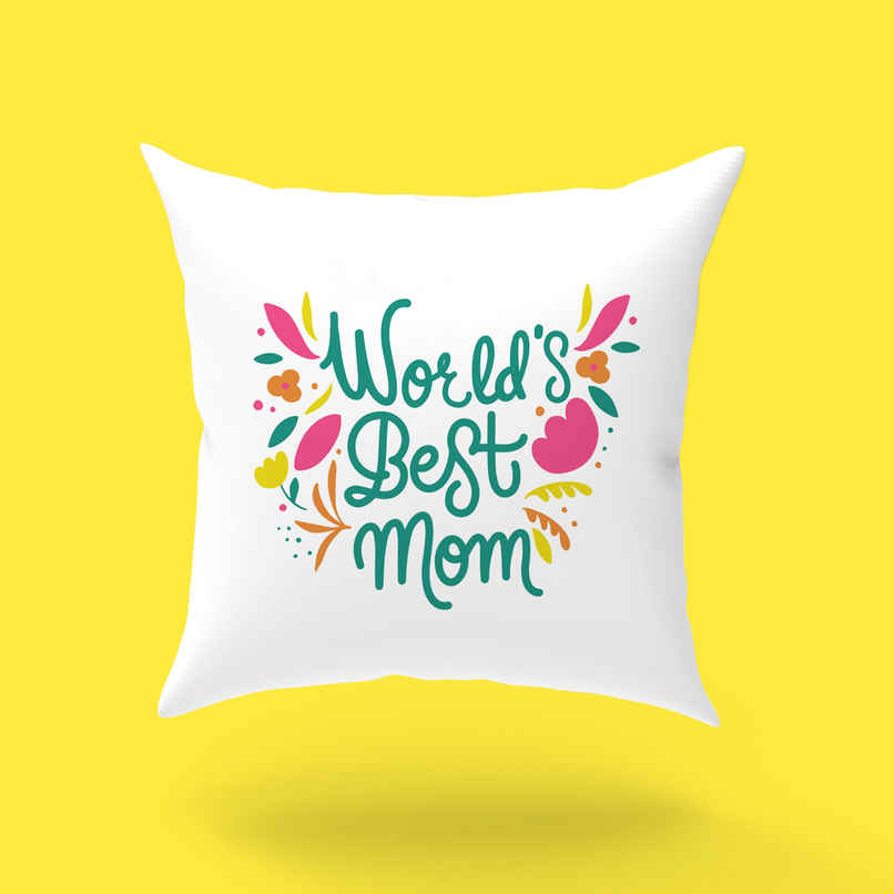 Happy Mail World's Best Mom Ever Cushion Cover Happy Mail World's Best Mom Ever Cushion Cover