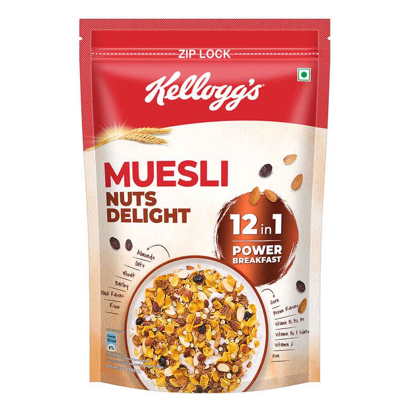 Kellogg's Muesli Nuts Delight 12-in-1 Power Breakfast