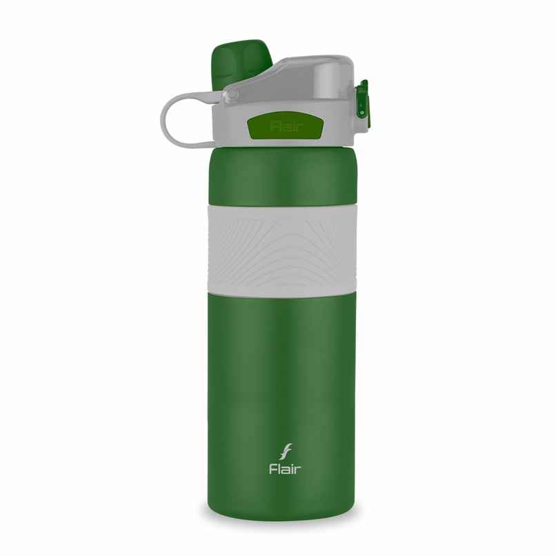 Flair Onyx Vacuum Insulated Stainless Steel Water Bottle 800 ml | Green Flair Onyx Vacuum Insulated Stainless Steel Water Bottle 800 ml | Green