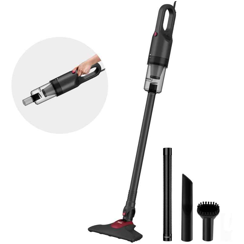 INALSA Vacuum Cleaner Ozoy Plus,700W Motor&14Kpa Suction,Hepa, 2-In-1 Handheld&Stick Vacuum Cleaner
