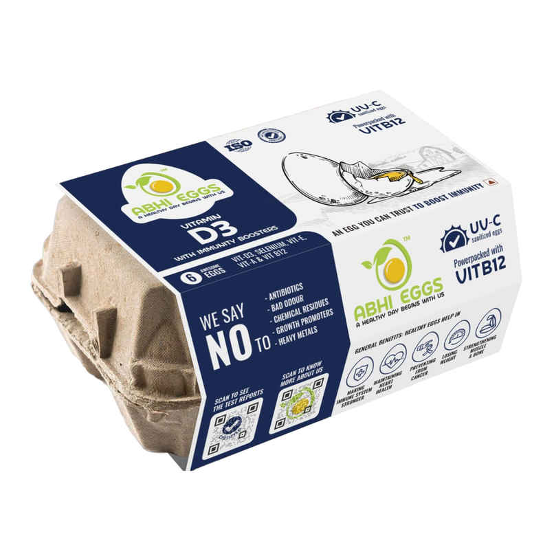 Abhi Vitamin D3 White Eggs With Immunity Boosters