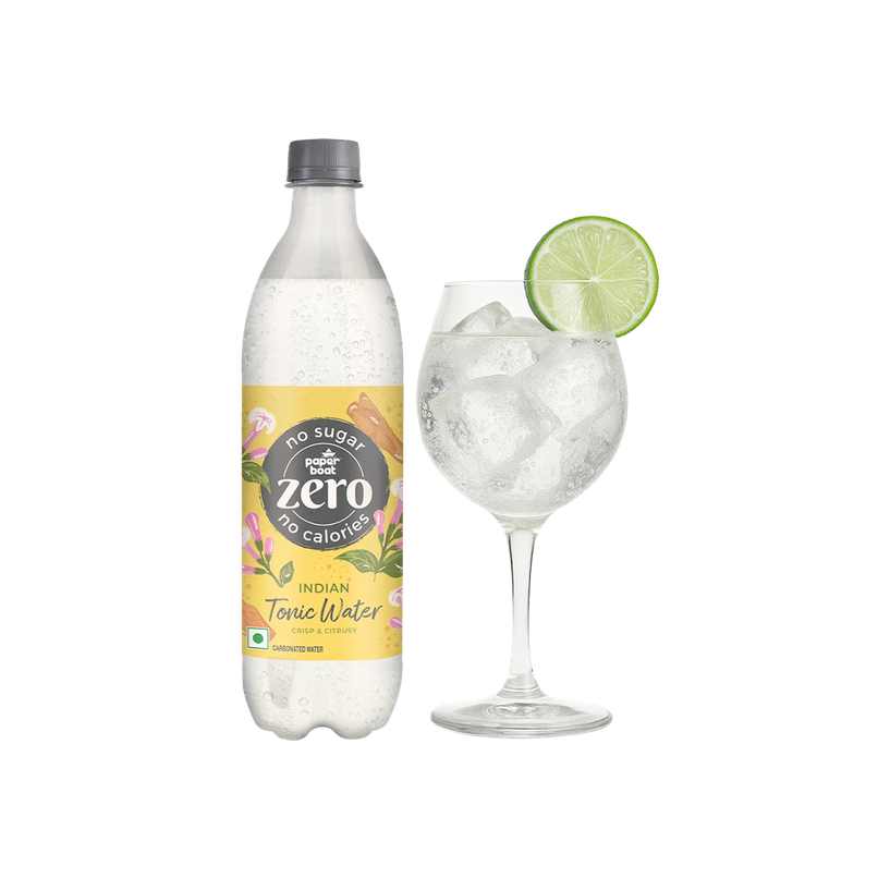 Paper Boat Zero Sugar Indian Tonic Water | Sugar Free Cocktail Mixer