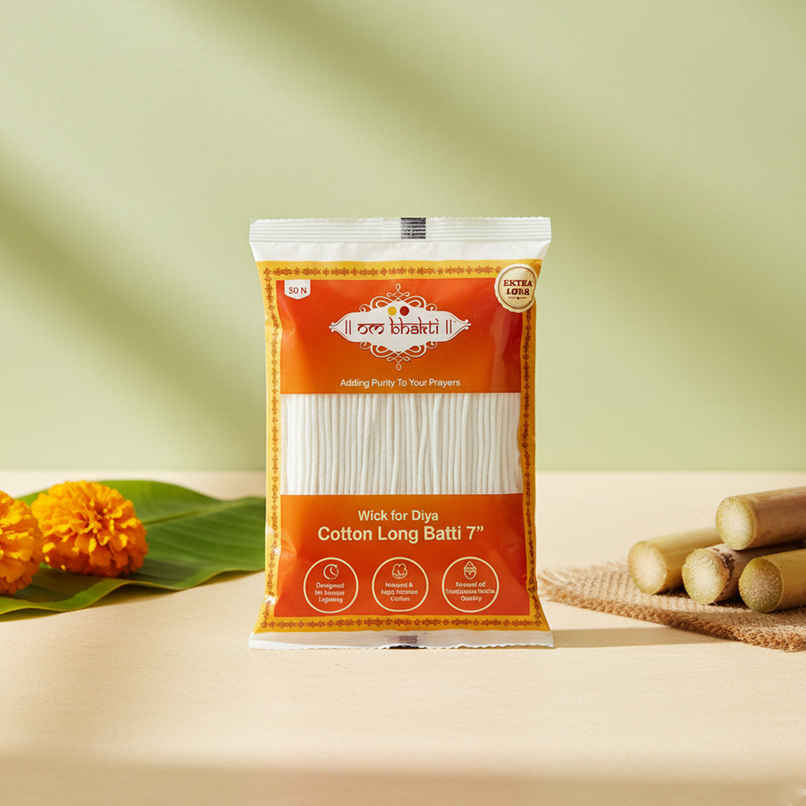 Cotton Long Batti | Om Bhakti