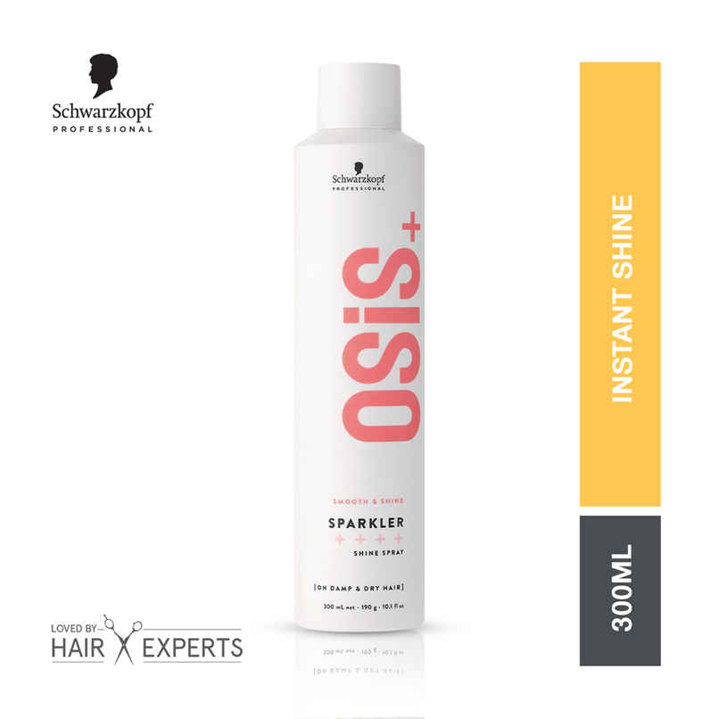 Schwarzkopf Professional OSiS+ Sparkler Hair Styling Shine Spray I Frizz Free Shine I Vegan Schwarzkopf Professional OSiS+ Sparkler Hair Styling Shine Spray I Frizz Free Shine I Vegan