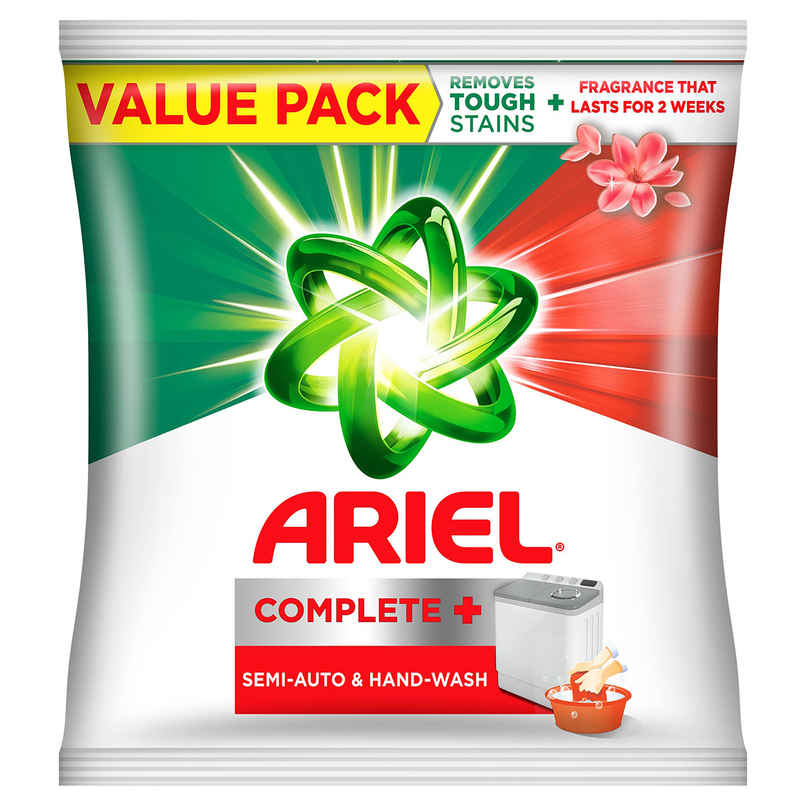 Ariel Complete Detergent Powder | Removes 100 Tough Stains in 1 wash Ariel Complete Detergent Powder | Removes 100 Tough Stains in 1 wash