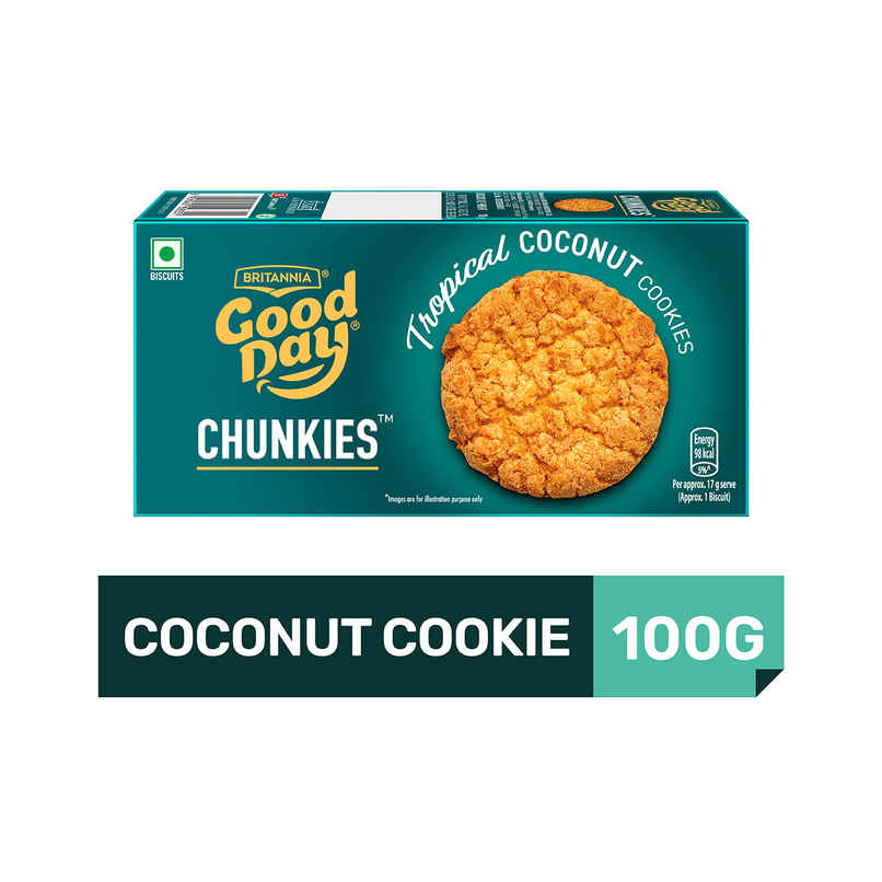 Britannia Good Day Chunkies Coconut Cookies | Trans Fat-free