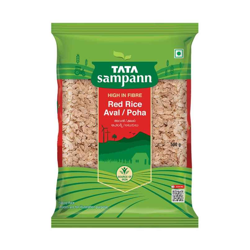 Tata Sampann Thick Red Rice Poha Aval Avalakki Tata Sampann Thick Red Rice Poha Aval Avalakki