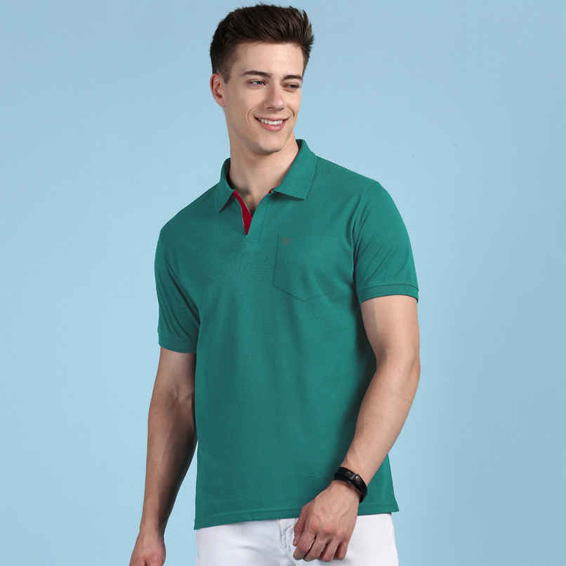 Men's Polo Regular Fit Solid T Shirt