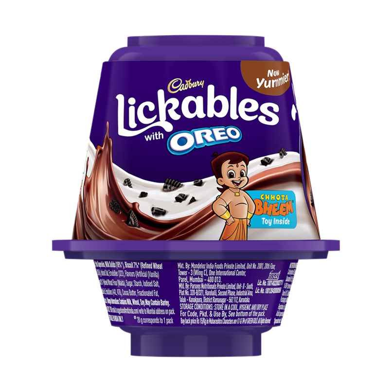 Cadbury Dairy Milk Lickables Chocolate with Oreo Chunks Cadbury Dairy Milk Lickables Chocolate with Oreo Chunks