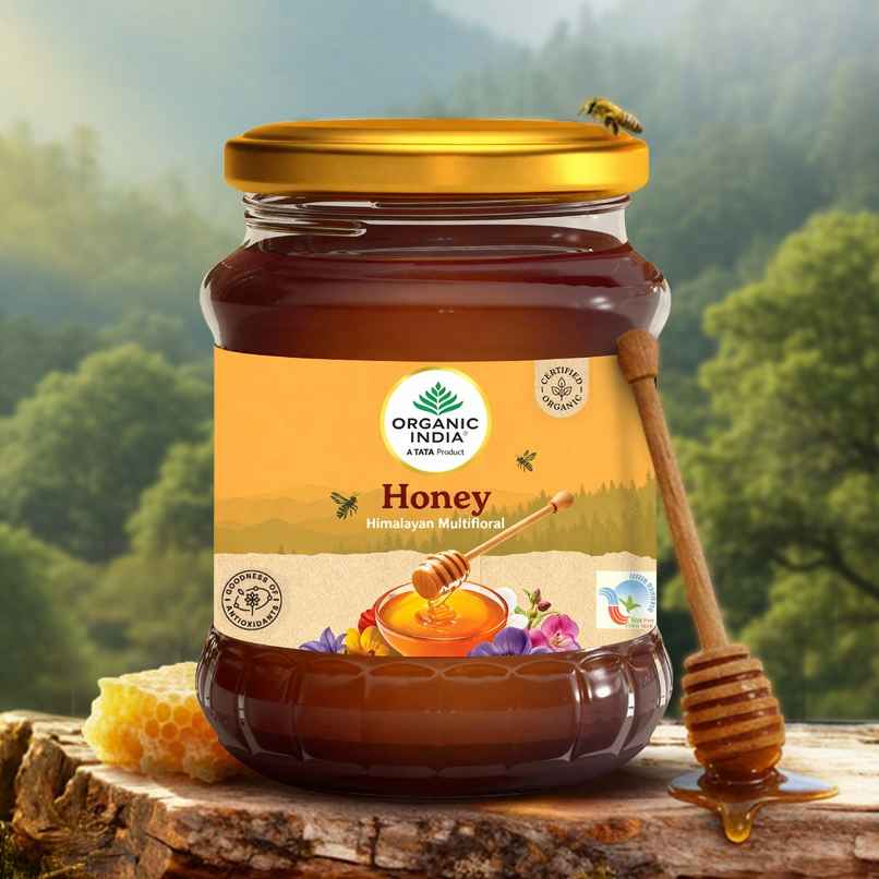Organic India Himalayan Multi Floral Honey, 100% Pure, Natural & Organic Honey Organic India Himalayan Multi Floral Honey, 100% Pure, Natural & Organic Honey