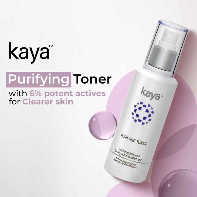 Kaya Acne Free Purifying Toner Alcohol Free Toner With Niacinamide Acne Prone Skin Gentle
