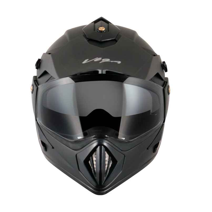Vega Off Road Lightweight Full Face Helmet- Dull Black L