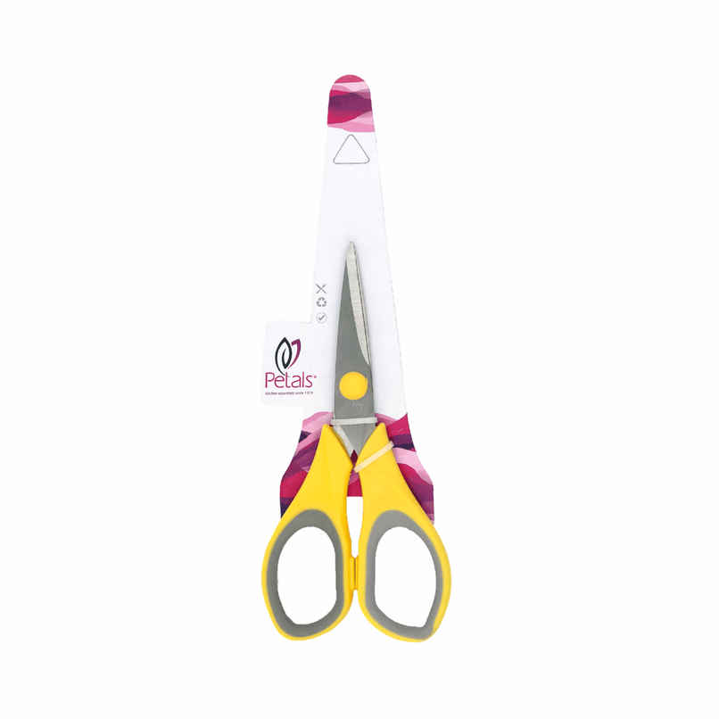 Petals General All Purpose Household Scissor| Colour May Vary - 14 cm