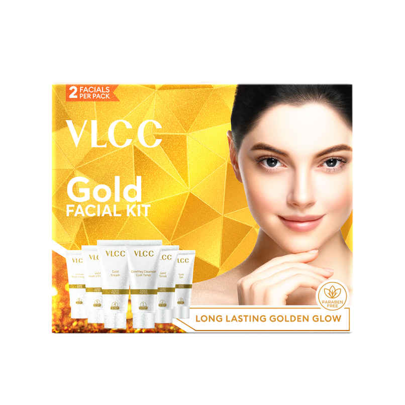 VLCC Gold Facial Kit For Luminous & Radiant Complexion VLCC Gold Facial Kit For Luminous & Radiant Complexion