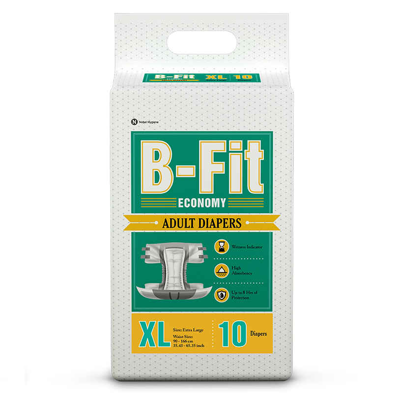 B-Fit Economy Adult Tapes Diapers (XL, 35.43-65.35")
