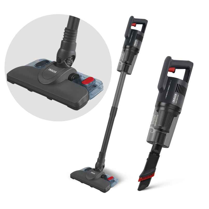 INALSA Vacuum Cleaner Ozoy Mop Plus, 800 W, 16 KPA Suction,5 Level Efficient Filtration