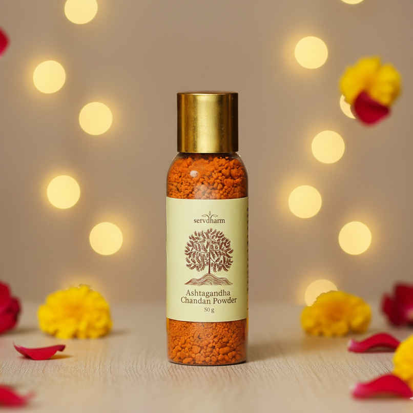 Pure Ashtagandha Chandan Powder For Puja | ServDharm Pure Ashtagandha Chandan Powder For Puja | ServDharm