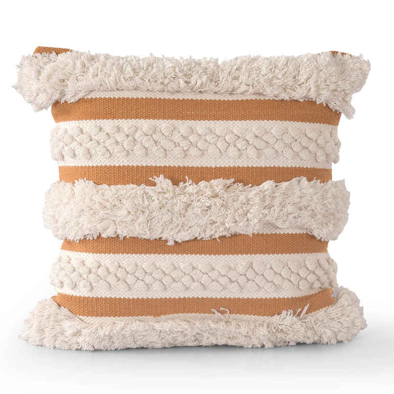 Sashaa World Chunky Handwoven Cushion Cover | Boho Chic