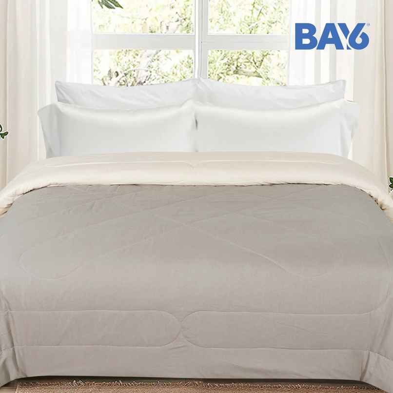BAY6 Double Bed Reversible Comforter - Brown | 220 x 240 cm
