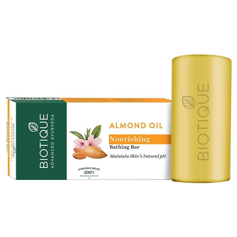 Biotique Almond Oil Nourishing Bathing Bar Biotique Almond Oil Nourishing Bathing Bar