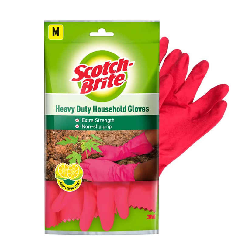 Scotch-Brite Heavy Duty Gloves - Medium Scotch-Brite Heavy Duty Gloves - Medium