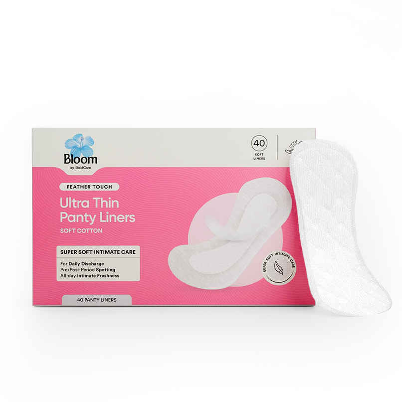 Bloom By Bold Care Panty Liners | Anti-Bacterial Daily Protection & Discharge