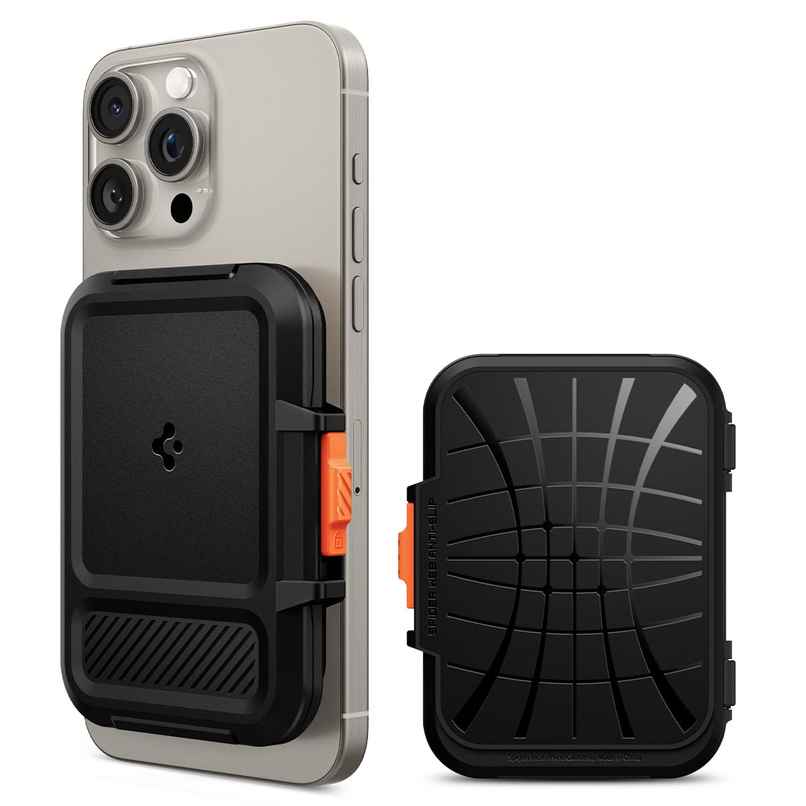 Spigen iPhone Lock Fit Wallet with Magsafe Black Spigen iPhone Lock Fit Wallet with Magsafe Black