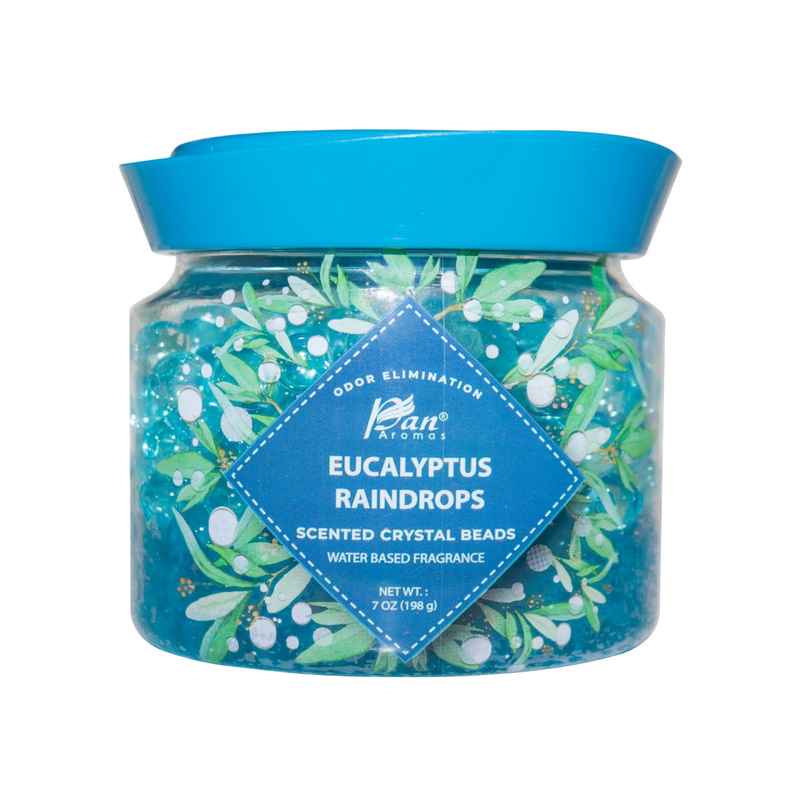 Pan Aromas Eucalyptus Raindrops Gel-Beads Air Freshener