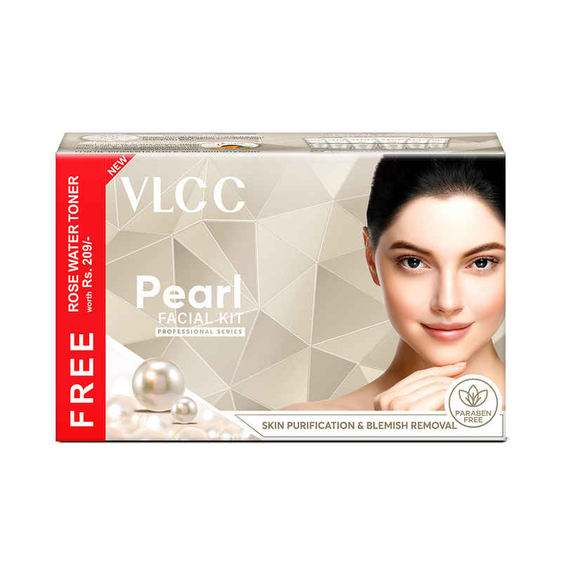 VLCC Pearl Facial Kit with Rose Water Toner VLCC Pearl Facial Kit with Rose Water Toner