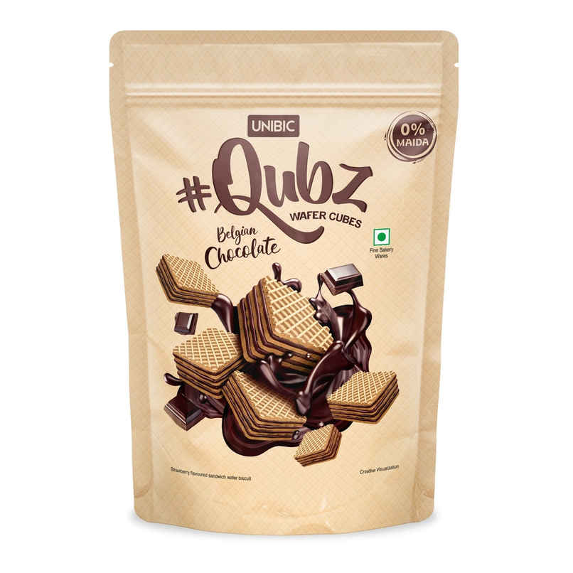 UNIBIC Wafer Belgium Chocolate Qubz