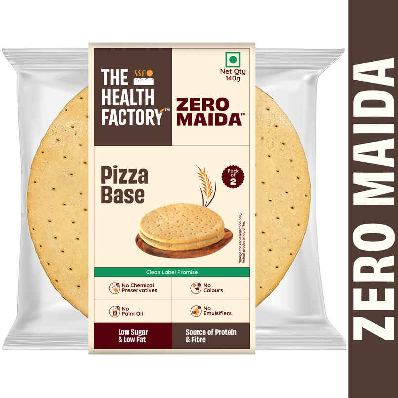 The Health Factory Zero Maida Pizza Base | Clean Label - Not Brown The Health Factory Zero Maida Pizza Base | Clean Label - Not Brown