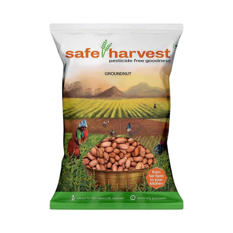 Safe Harvest Groundnut (Mungfali) | Aflatoxin Free | Pesticide Free | Chemical Free