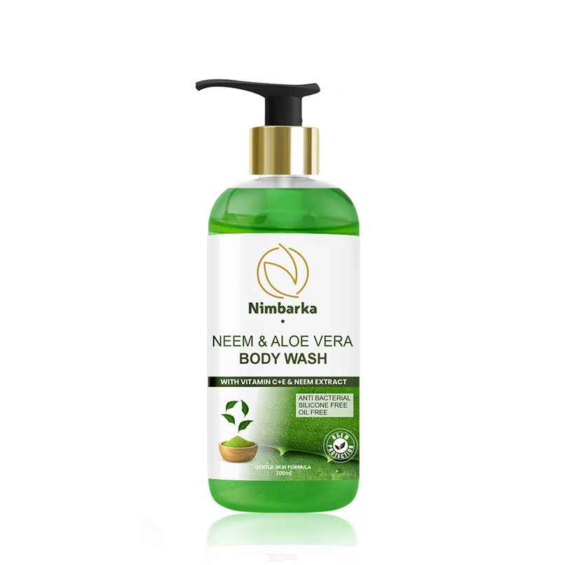 Neem & Aloe Vera Shower Gel Hydrating Antibacterial Body Wash For All Skin Types
