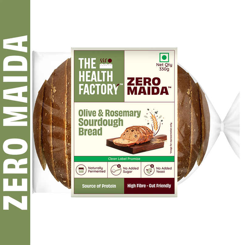The Health Factory Zero Maida Olive & Rosemary Sourdough