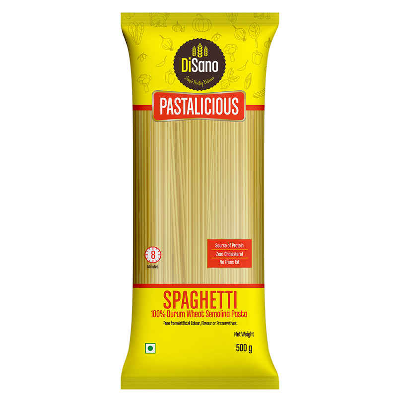 Disano Spaghetti Pasta, 100% Durum Wheat, No Maida