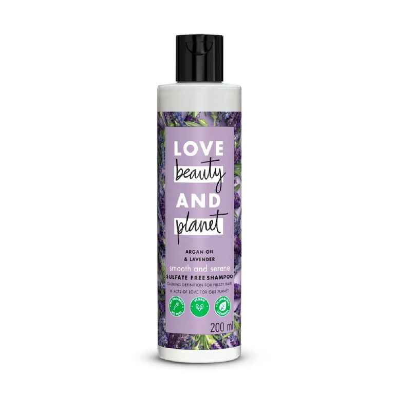 Love Beauty and Planet Argan Oil And Lavender Smooth And Serene Sulfate Free Shampoo Love Beauty and Planet Argan Oil And Lavender Smooth And Serene Sulfate Free Shampoo