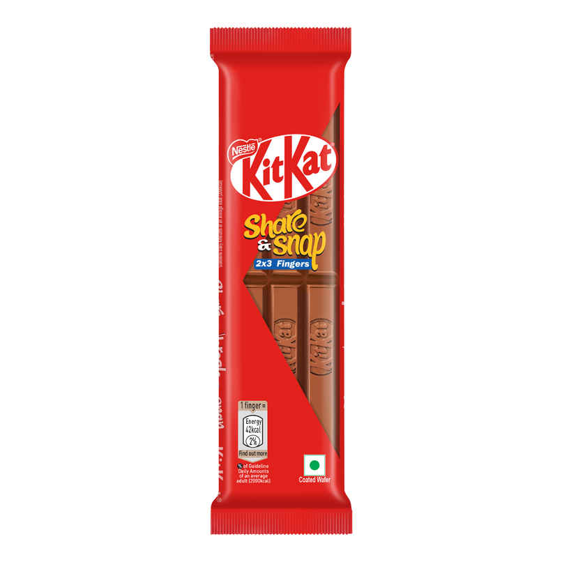 Nestle KitKat Share & Snap 2 x 3 Fingers Wafer Bar