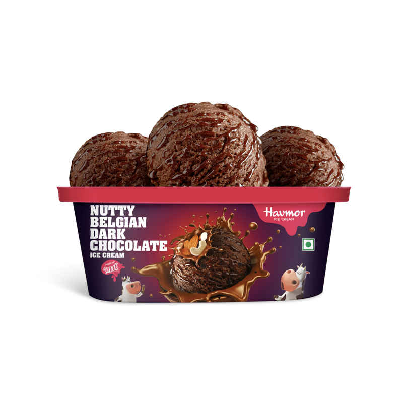 Havmor Signature Nutty Belgian Dark Chocolate Ice Cream Tub Havmor Signature Nutty Belgian Dark Chocolate Ice Cream Tub